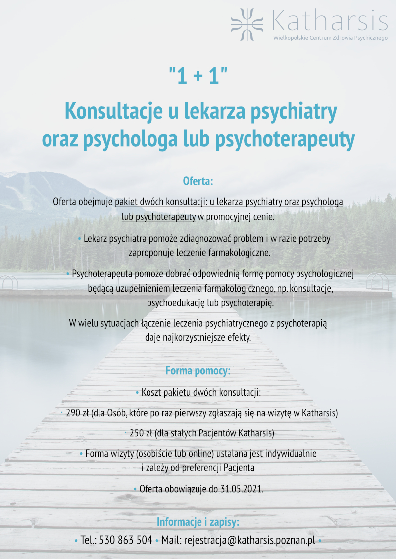 Wiosenny pakiet konsultacji 1+1