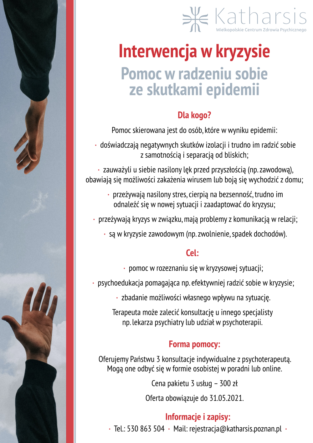 Interwencja w kryzysie – aktualna oferta