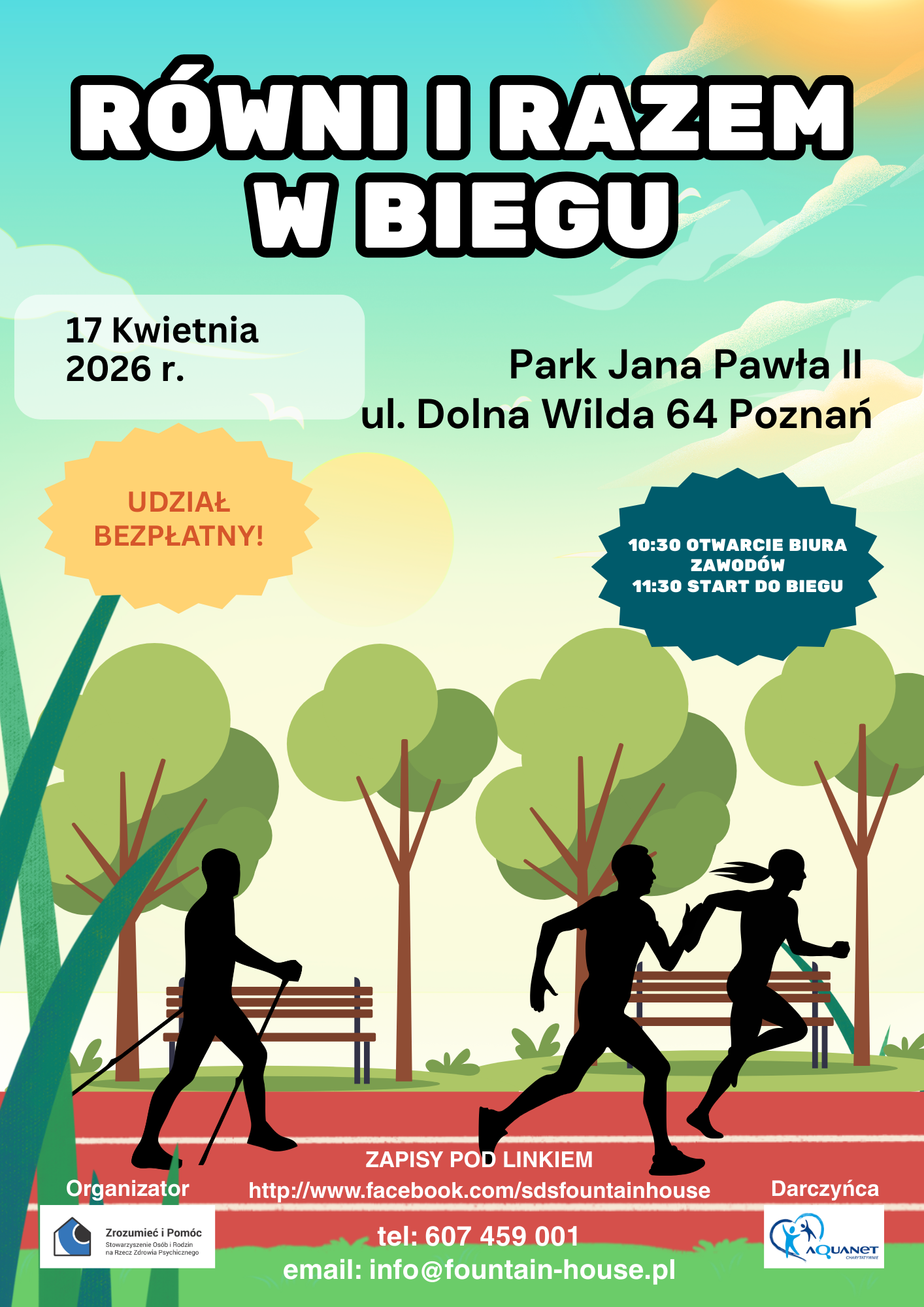 Bieg „Równi i Razem w Biegu”.