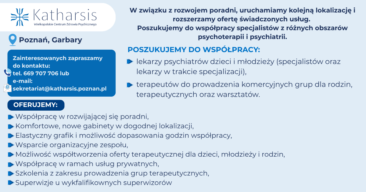 Uruchamiamy nową lokalizację Katharsis na Garbarach
